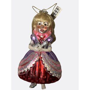 Cinderella Doll Blown Glass Christmas Ornament 2011
